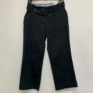 Tommy Hilfiger Janie Fit Stretch Women's Pants 4 Black Cropped NWT